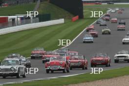 Silverstone Classic  28-30 July 2017 At the Home of British Motorsport Parade Triumph Free for editorial use only Photo credit –  JEP 