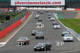 Silverstone Classic  28-30 July 2017 At the Home of British Motorsport Parade Mercades Free for editorial use only Photo credit –  JEP 