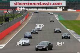 Silverstone Classic  28-30 July 2017 At the Home of British Motorsport Parade Mercades Free for editorial use only Photo credit –  JEP 