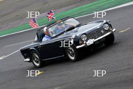 Silverstone Classic  28-30 July 2017  At the Home of British Motorsport  Parades Triumph Free for editorial use only Photo credit – JEP