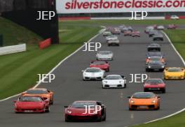 Silverstone Classic  28-30 July 2017 At the Home of British Motorsport Parade Lamborghini Free for editorial use only Photo credit –  JEP 