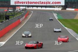 Silverstone Classic  28-30 July 2017 At the Home of British Motorsport Parade Ferrari Free for editorial use only Photo credit –  JEP 