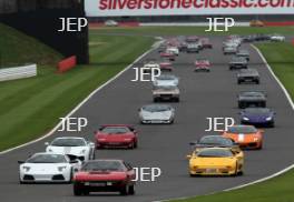 Silverstone Classic  28-30 July 2017 At the Home of British Motorsport Parade Lamborghini Free for editorial use only Photo credit –  JEP 