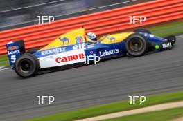 Silverstone Classic  28-30 July 2017 At the Home of British Motorsport NIck Yelloly (GBR) Williams FW14B Free for editorial use only Photo credit –  JEP 