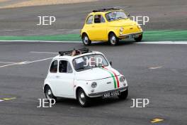 Silverstone Classic  28-30 July 2017  At the Home of British Motorsport  Parades Fiat 500 Free for editorial use only Photo credit – JEP