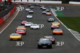 Silverstone Classic  28-30 July 2017  At the Home of British Motorsport  Parades Lamborghini Free for editorial use only Photo credit – JEP