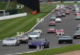 Silverstone Classic  28-30 July 2017 At the Home of British Motorsport Parade Lamborghini Free for editorial use only Photo credit –  JEP 