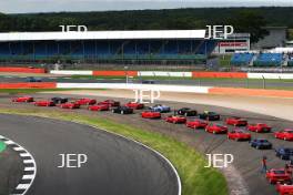 Silverstone Classic  28-30 July 2017  At the Home of British Motorsport  Parades Ferrari Free for editorial use only Photo credit – JEP