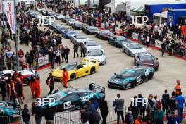 Silverstone Classic  28-30 July 2017  At the Home of British Motorsport  Parades Jaguar XJ220 Free for editorial use only Photo credit – JEP