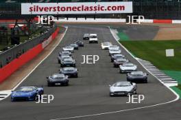 Silverstone Classic  28-30 July 2017  At the Home of British Motorsport  Parades Jaguar XJ220 Free for editorial use only Photo credit – JEP