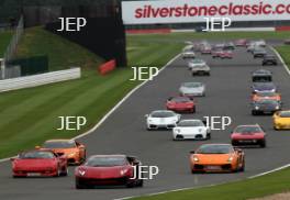 Silverstone Classic  28-30 July 2017 At the Home of British Motorsport Parade Lamborghini Free for editorial use only Photo credit –  JEP 