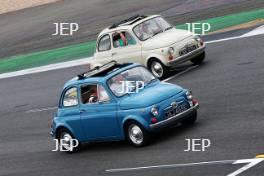 Silverstone Classic  28-30 July 2017  At the Home of British Motorsport  Parades Fiat 500 Free for editorial use only Photo credit – JEP