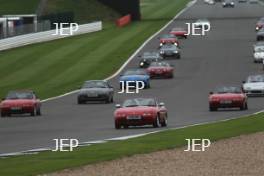 Silverstone Classic  28-30 July 2017 At the Home of British Motorsport Parade mazda MX5 Free for editorial use only Photo credit –  JEP 