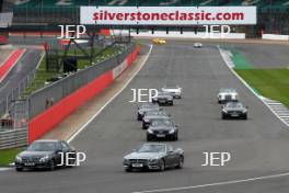 Silverstone Classic  28-30 July 2017 At the Home of British Motorsport Parade Mercades Free for editorial use only Photo credit –  JEP 