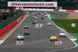 Silverstone Classic  28-30 July 2017  At the Home of British Motorsport  Parades Fiat 500 Free for editorial use only Photo credit – JEP