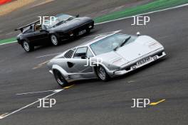 Silverstone Classic  28-30 July 2017  At the Home of British Motorsport  Parades Lamborghini Free for editorial use only Photo credit – JEP