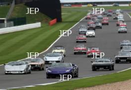 Silverstone Classic  28-30 July 2017 At the Home of British Motorsport Parade Lamborghini Free for editorial use only Photo credit –  JEP 