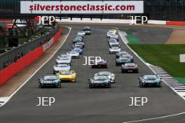 Silverstone Classic  28-30 July 2017  At the Home of British Motorsport  Parades Jaguar XJ220 Free for editorial use only Photo credit – JEP