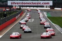 Silverstone Classic  28-30 July 2017  At the Home of British Motorsport  Parades Ferrari Free for editorial use only Photo credit – JEP