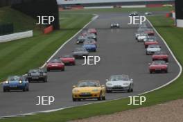 Silverstone Classic  28-30 July 2017 At the Home of British Motorsport Parade mazda MX5 Free for editorial use only Photo credit –  JEP 