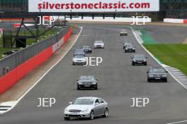 Silverstone Classic  28-30 July 2017 At the Home of British Motorsport Parade Mercades Free for editorial use only Photo credit –  JEP 