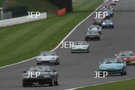 Silverstone Classic  28-30 July 2017 At the Home of British Motorsport Parade mazda MX5 Free for editorial use only Photo credit –  JEP 