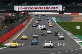 Silverstone Classic  28-30 July 2017  At the Home of British Motorsport  Parades Fiat 500 Free for editorial use only Photo credit – JEP