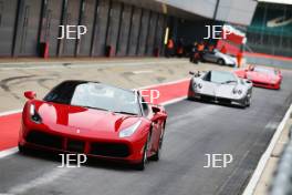 Silverstone Classic  28-30 July 2017 At the Home of British Motorsport Parade Ferrari Free for editorial use only Photo credit –  JEP 