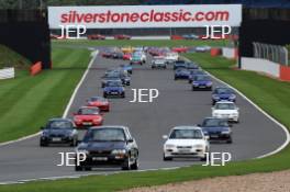 Silverstone Classic  28-30 July 2017  At the Home of British Motorsport  Parades Ford Escort Free for editorial use only Photo credit – JEP