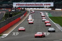 Silverstone Classic  28-30 July 2017  At the Home of British Motorsport  Parades Ferrari Free for editorial use only Photo credit – JEP