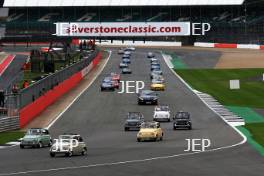 Silverstone Classic  28-30 July 2017  At the Home of British Motorsport  Parades Fiat 500 Free for editorial use only Photo credit – JEP