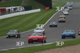 Silverstone Classic  28-30 July 2017 At the Home of British Motorsport Parade mazda MX5 Free for editorial use only Photo credit –  JEP 