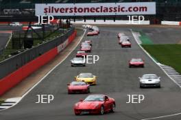 Silverstone Classic  28-30 July 2017  At the Home of British Motorsport  Parades Ferrari Free for editorial use only Photo credit – JEP