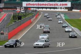 Silverstone Classic  28-30 July 2017 At the Home of British Motorsport Parade Mercades Free for editorial use only Photo credit –  JEP 