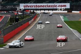 Silverstone Classic  28-30 July 2017  At the Home of British Motorsport  Parades Ferrari Free for editorial use only Photo credit – JEP