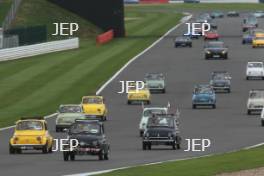 Silverstone Classic  28-30 July 2017 At the Home of British Motorsport Parade Fiat 500 Free for editorial use only Photo credit –  JEP 