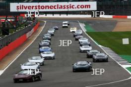 Silverstone Classic  28-30 July 2017  At the Home of British Motorsport  Parades Jaguar XJ220 Free for editorial use only Photo credit – JEP