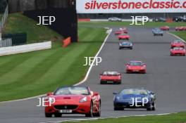 Silverstone Classic  28-30 July 2017  At the Home of British Motorsport  Parades Ferrari Free for editorial use only Photo credit – JEP