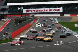 Silverstone Classic  28-30 July 2017  At the Home of British Motorsport  Parades Triumph Free for editorial use only Photo credit – JEP