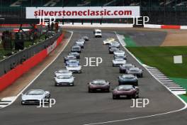 Silverstone Classic  28-30 July 2017  At the Home of British Motorsport  Parades Jaguar XJ220 Free for editorial use only Photo credit – JEP