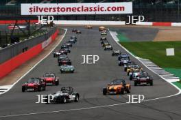 Silverstone Classic  28-30 July 2017  At the Home of British Motorsport  Parades Lotus Free for editorial use only Photo credit – JEP