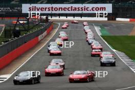 Silverstone Classic  28-30 July 2017  At the Home of British Motorsport  Parades Ferrari Free for editorial use only Photo credit – JEP