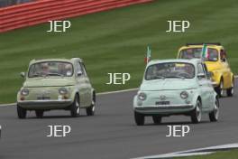 Silverstone Classic  28-30 July 2017 At the Home of British Motorsport Parade Fiat 500 Free for editorial use only Photo credit –  JEP 