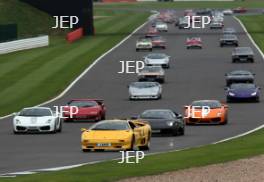 Silverstone Classic  28-30 July 2017 At the Home of British Motorsport Parade Lamborghini Free for editorial use only Photo credit –  JEP 