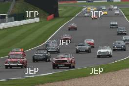 Silverstone Classic  28-30 July 2017 At the Home of British Motorsport Parade Triumph Free for editorial use only Photo credit –  JEP 