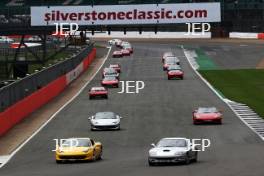 Silverstone Classic  28-30 July 2017  At the Home of British Motorsport  Parades Ferrari Free for editorial use only Photo credit – JEP