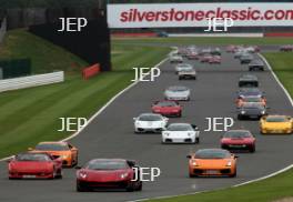 Silverstone Classic  28-30 July 2017 At the Home of British Motorsport Parade Lamborghini Free for editorial use only Photo credit –  JEP 