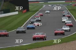 Silverstone Classic  28-30 July 2017 At the Home of British Motorsport Parade mazda MX5 Free for editorial use only Photo credit –  JEP 