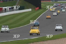 Silverstone Classic  28-30 July 2017 At the Home of British Motorsport Parade Fiat 500 Free for editorial use only Photo credit –  JEP 