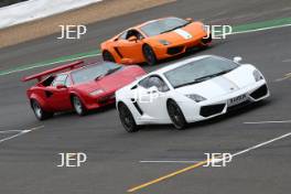 Silverstone Classic  28-30 July 2017  At the Home of British Motorsport  Parades Lamborghini Free for editorial use only Photo credit – JEP